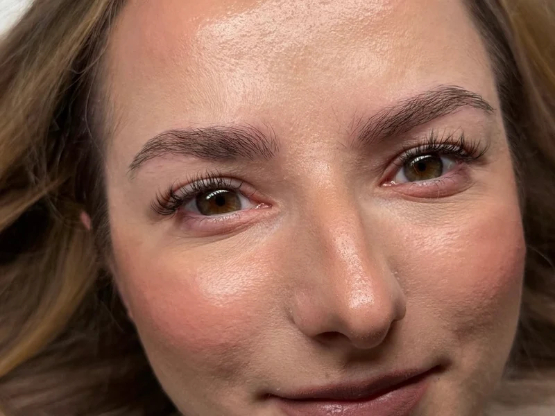 Brows Laminierung Vorher