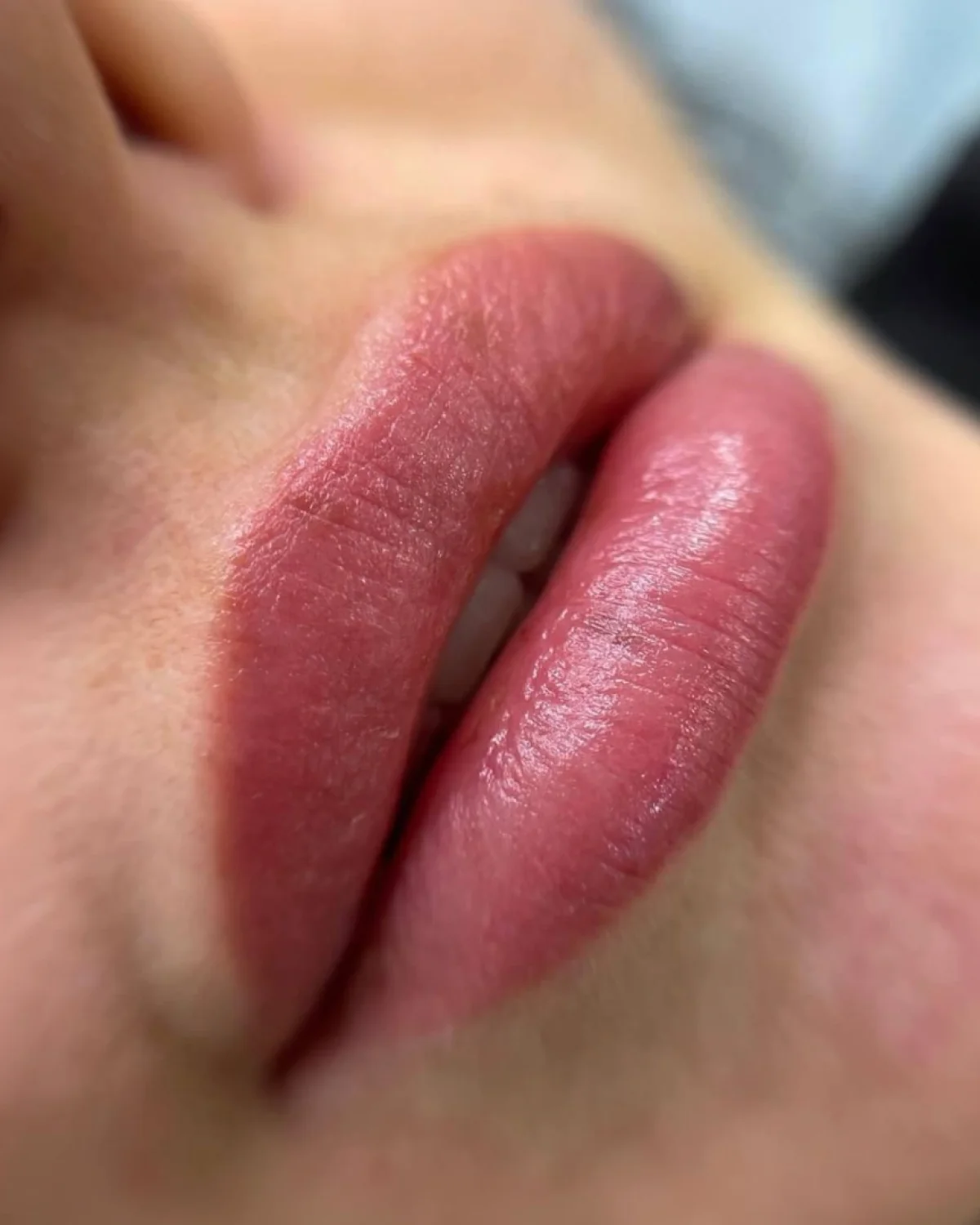 Aquarell Lip Blush Ergebnis